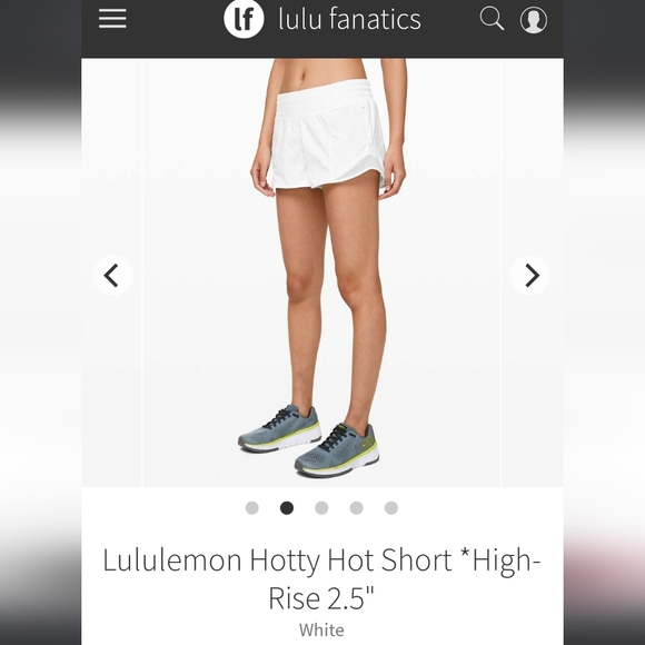 Lululemon hotty hot shorts 2.5 HR - Picture 1 of 2